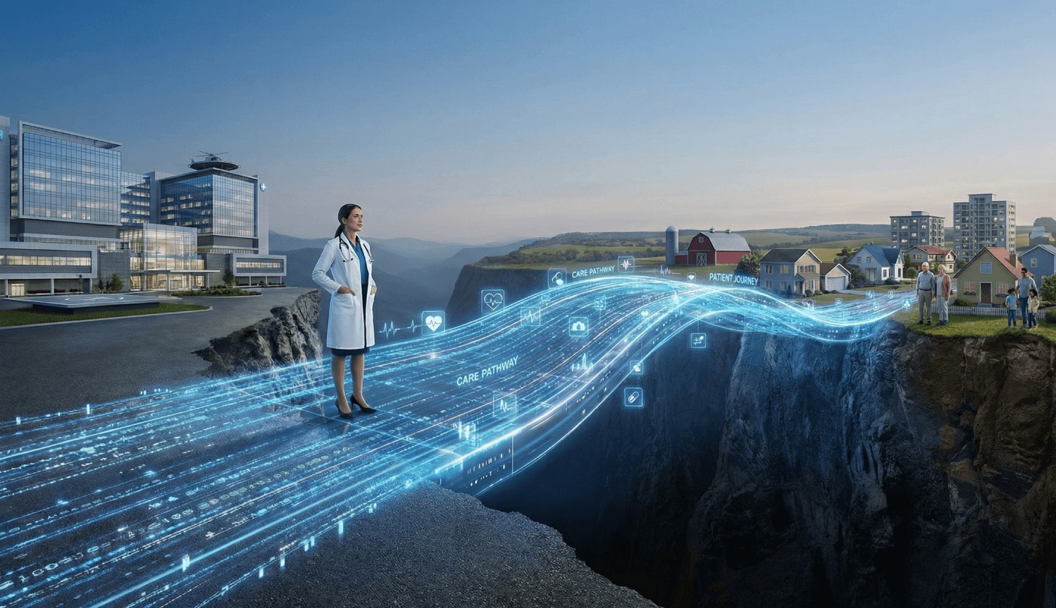 Bridge care from clinics to hospitals with EMR integrations.